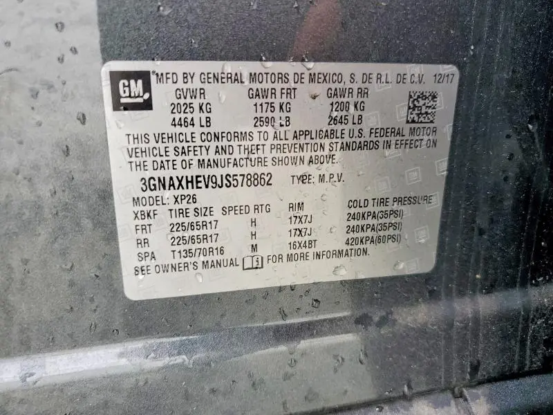 2018 CHEVROLET EQUINOX LS  