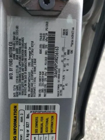 2017 FORD FUSION SPORT  