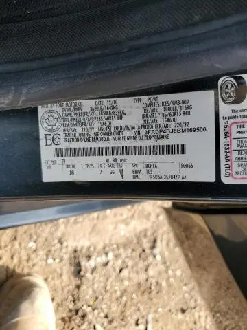 2011 FORD FIESTA SE  