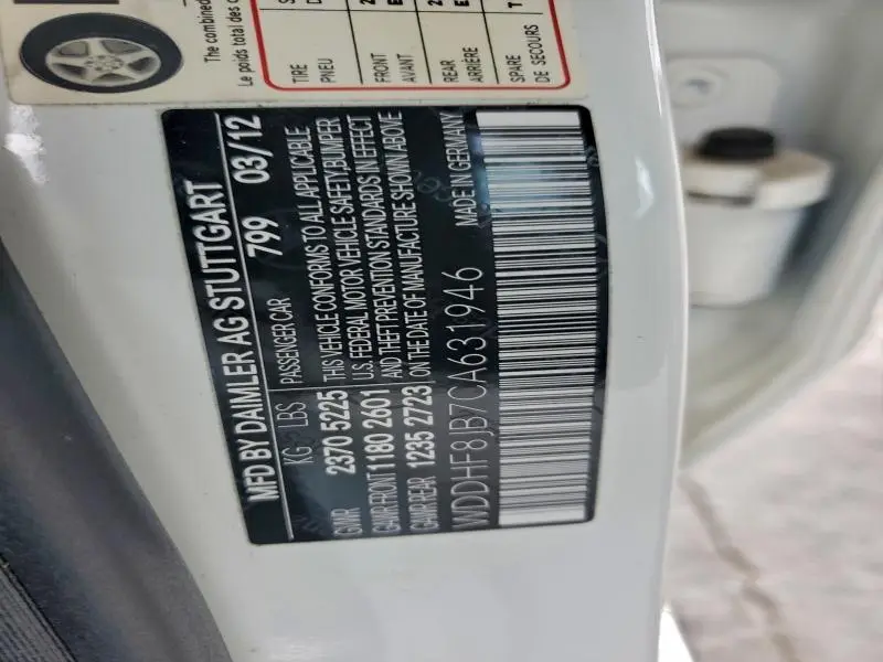 2012 MERCEDES-BENZ E 350 4MATIC  