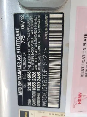 2013 MERCEDES-BENZ E 350  