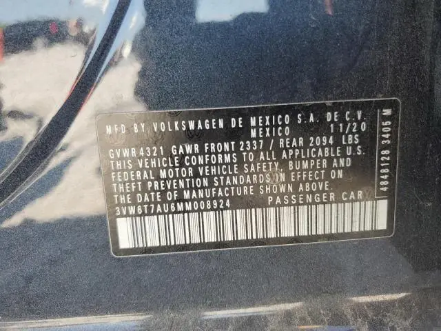2021 VOLKSWAGEN GTI S