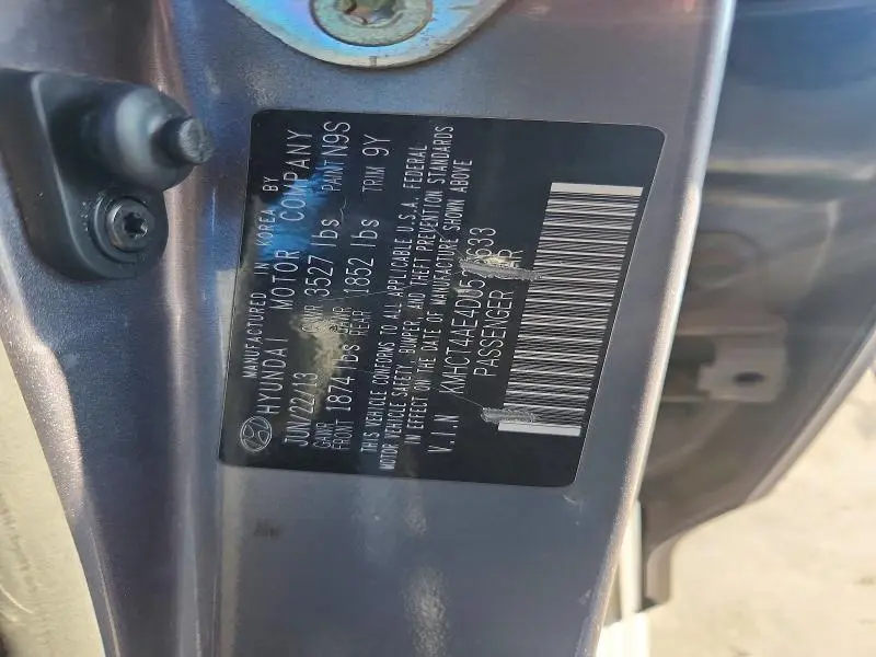 2013 HYUNDAI ACCENT GLS  