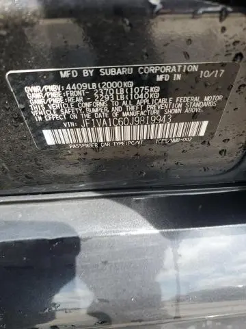 2018 SUBARU WRX PREMIUM  