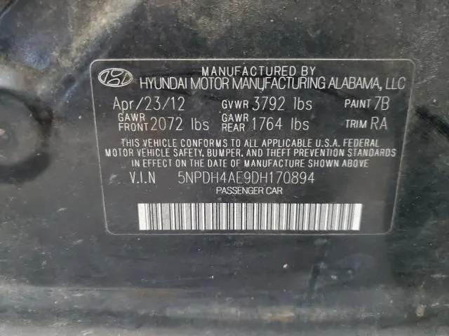 2013 HYUNDAI ELANTRA GLS  