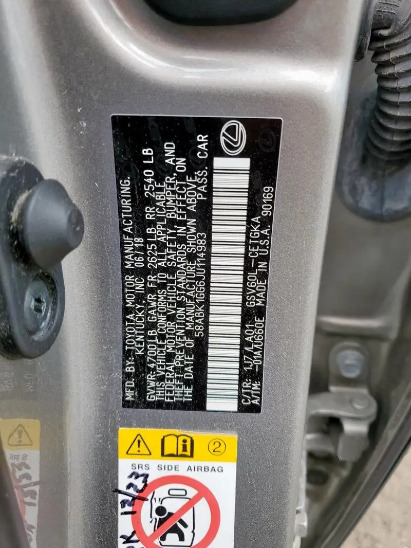 2018 LEXUS ES 350  