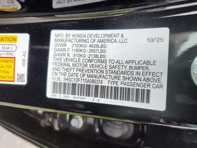 2025 HONDA ACCORD HYBRID SPORT-L  