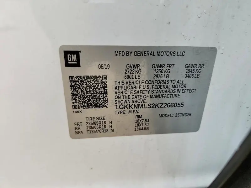 2019 GMC ACADIA SLT-1  