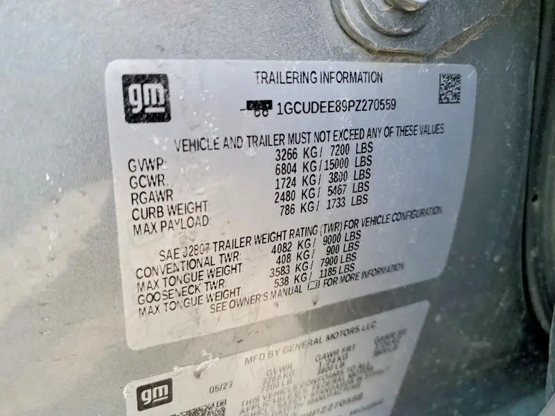 2023 CHEVROLET SILVERADO K1500 RST  