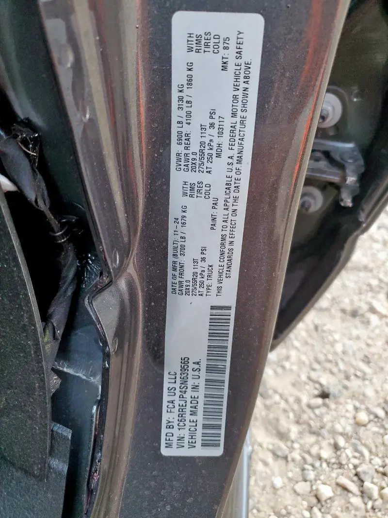 2025 RAM 1500 LARAMIE  