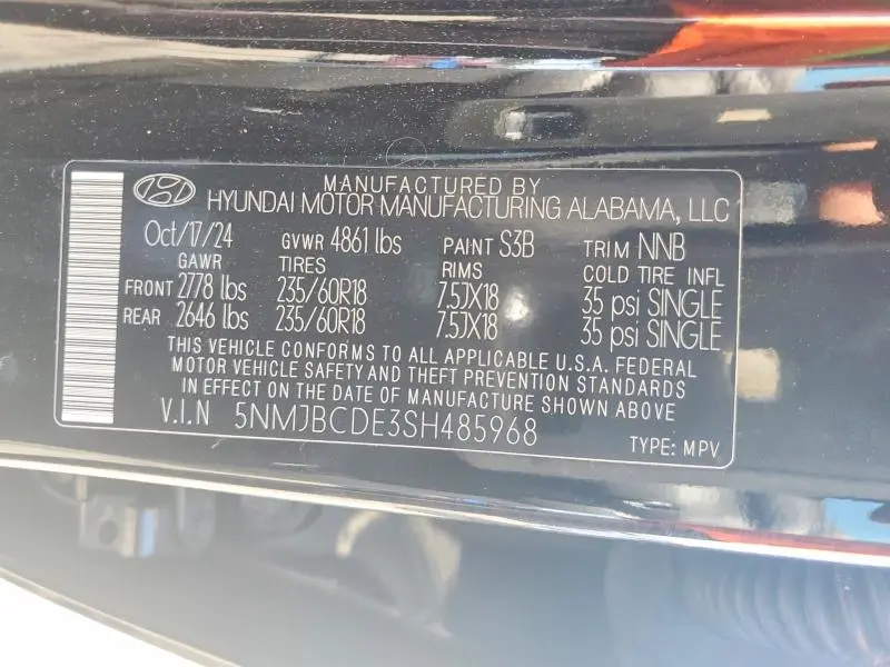 2025 HYUNDAI TUCSON SEL  