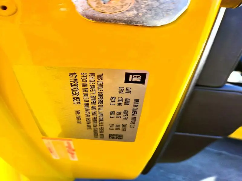 2014 CHEVROLET CORVETTE STINGRAY 3LT  