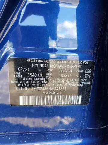 2021 HYUNDAI ACCENT SE  