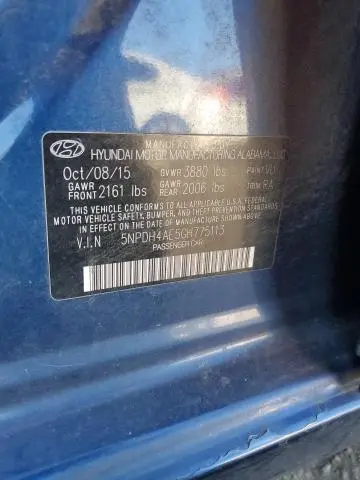 2016 HYUNDAI ELANTRA SE  