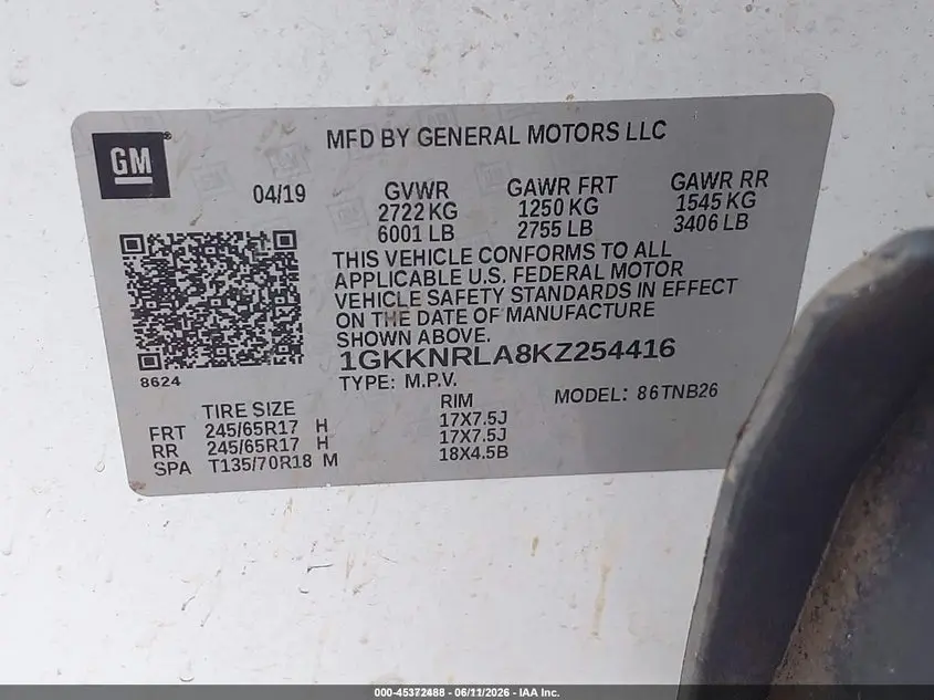 2019 GMC ACADIA SLE-1