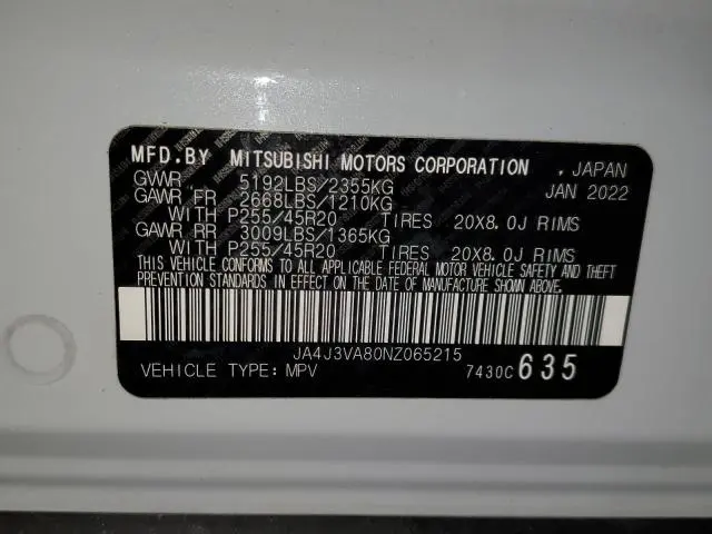 2022 MITSUBISHI OUTLANDER SEL