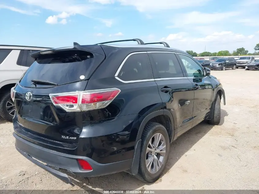 2015 TOYOTA HIGHLANDER XLE V6