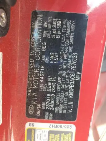 2015 KIA SPORTAGE LX  