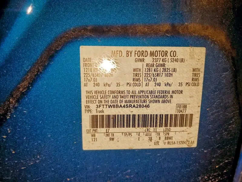 2025 FORD MAVERICK XL  