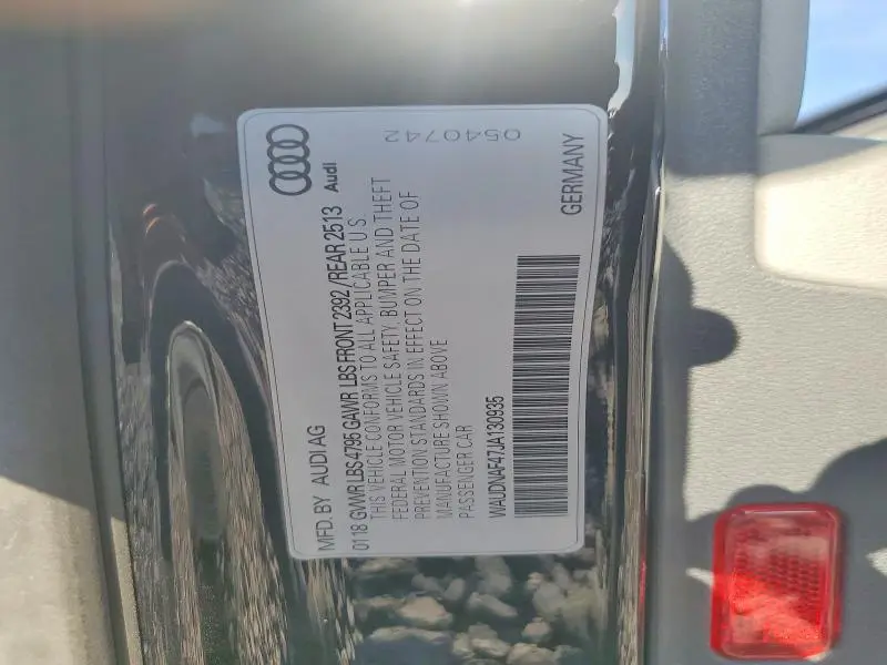 2018 AUDI A4 PREMIUM  