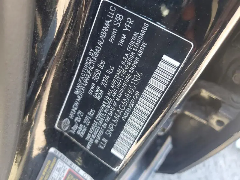 2021 HYUNDAI ELANTRA SEL  