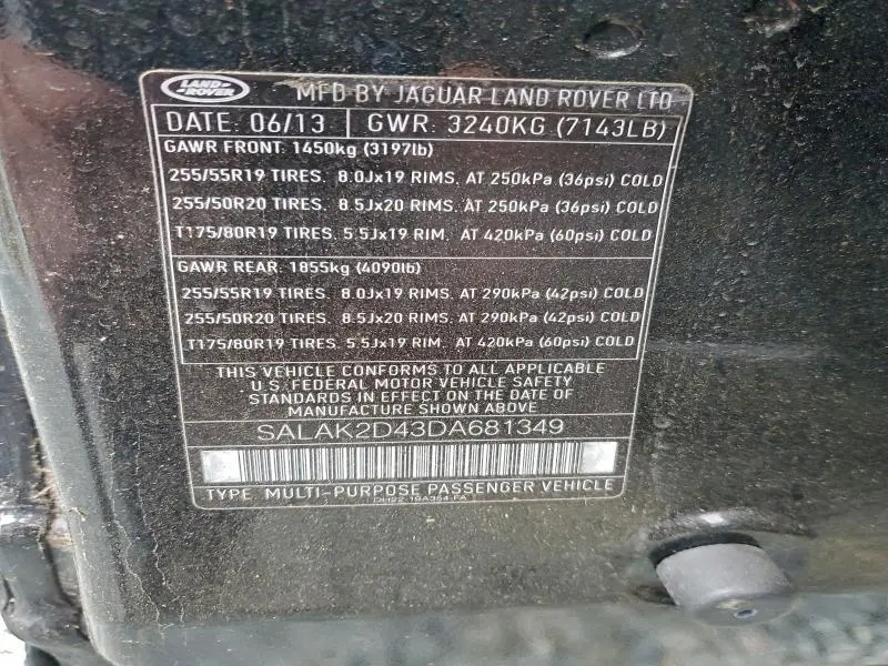 2013 LAND ROVER LR4 HSE LUXURY  