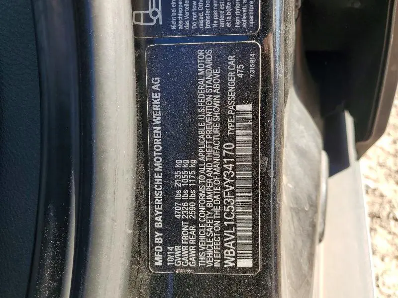 2015 BMW X1 XDRIVE28I  