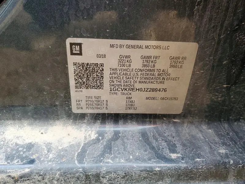 2018 CHEVROLET SILVERADO K1500 LT  