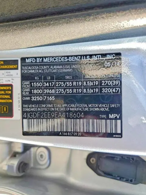 2014 MERCEDES-BENZ GL 350 BLUETEC  