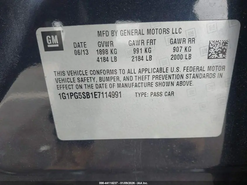 2014 CHEVROLET CRUZE LTZ