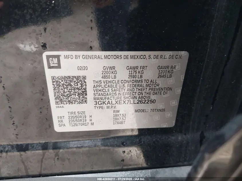 2020 GMC TERRAIN AWD DENALI