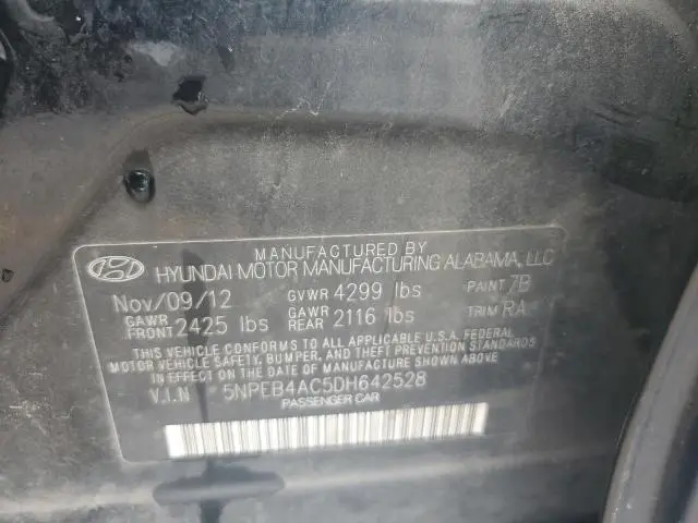2013 HYUNDAI SONATA GLS  
