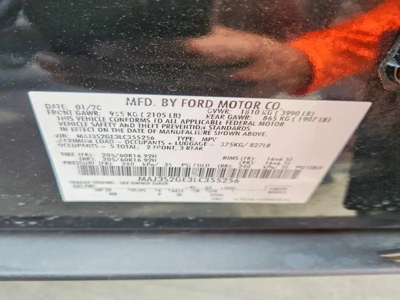 2020 FORD ECOSPORT SE  