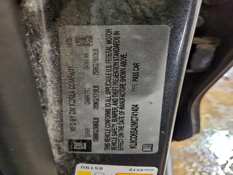 2021 CHEVROLET SPARK 1LT  