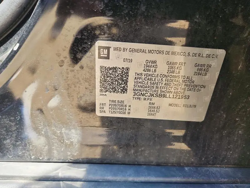 2020 CHEVROLET TRAX LS  
