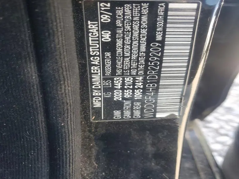 2013 MERCEDES-BENZ C 250  