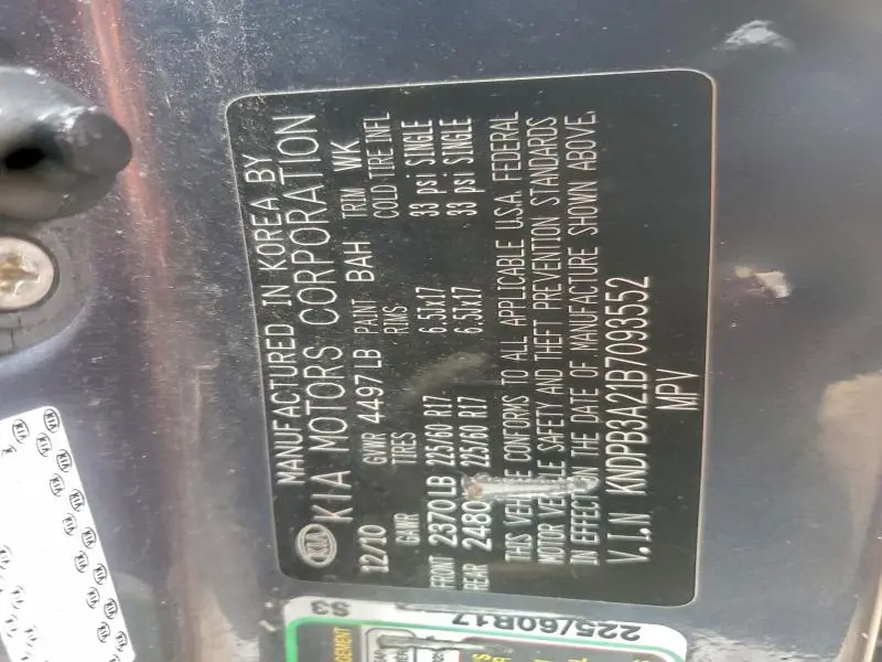 2011 KIA SPORTAGE LX  