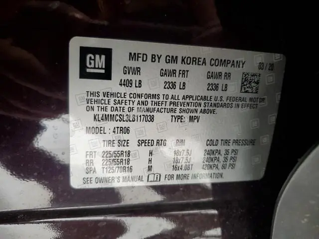 2020 BUICK ENCORE GX PREFERRED  