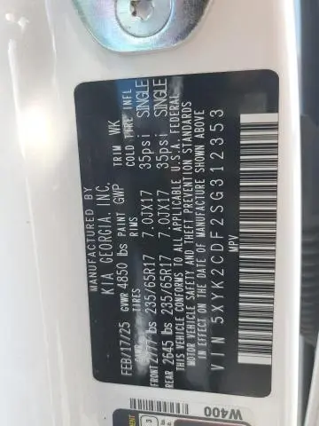2025 KIA SPORTAGE LX  