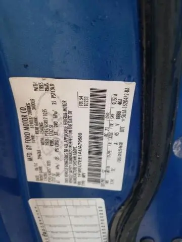 2010 FORD EXPLORER EDDIE BAUER  