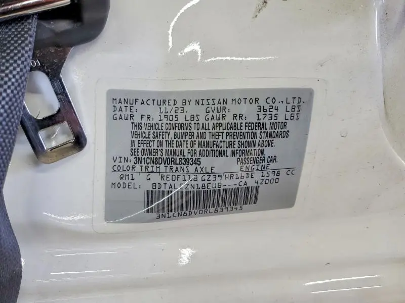 2024 NISSAN VERSA   