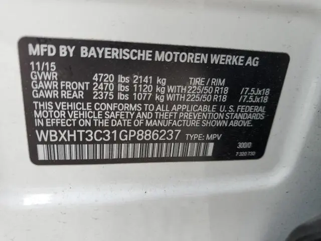 2016 BMW X1 XDRIVE28I