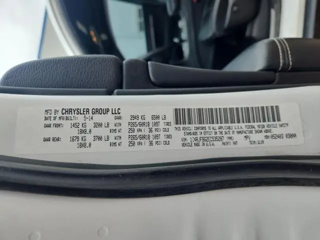 2014 JEEP GRAND CHEROKEE LIMITED  