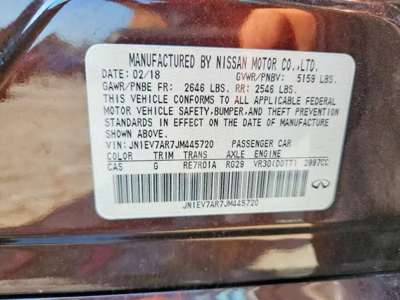 2018 INFINITI Q50 3.0T LUXE  