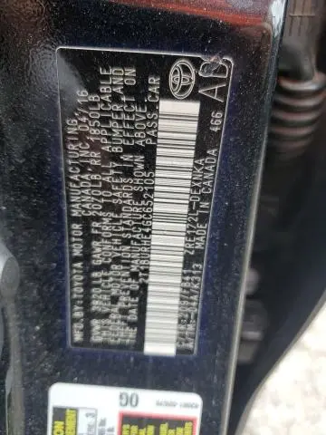 2016 TOYOTA COROLLA L