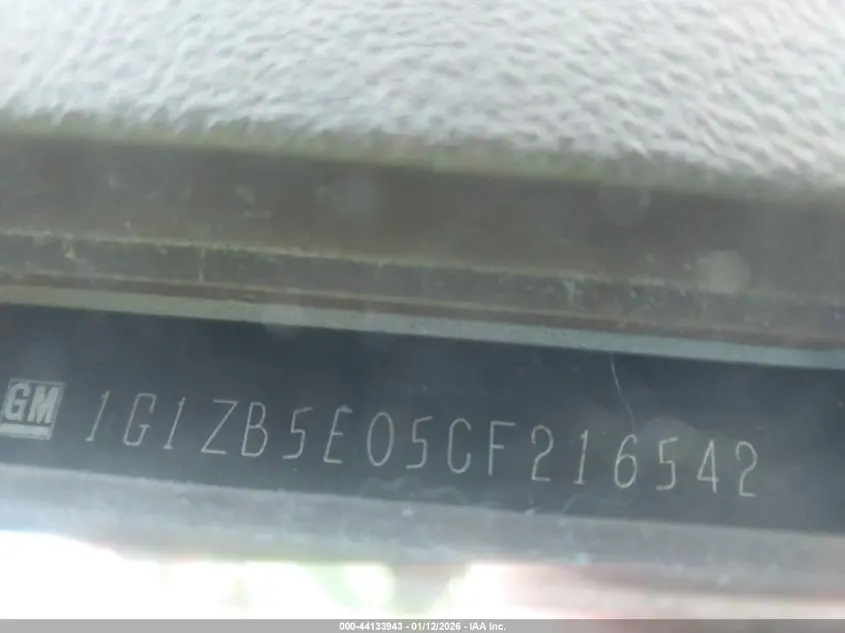 2012 CHEVROLET MALIBU LS