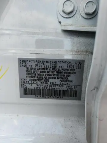 2024 NISSAN SENTRA SV  