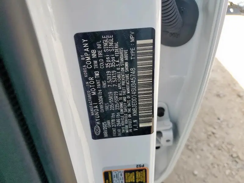 2025 HYUNDAI TUCSON LIMITED  