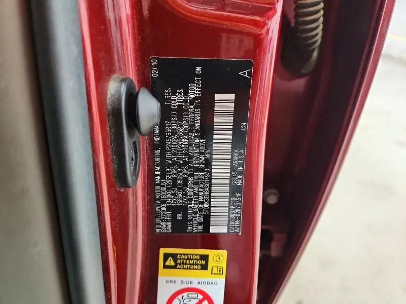 2010 TOYOTA HIGHLANDER BASE  