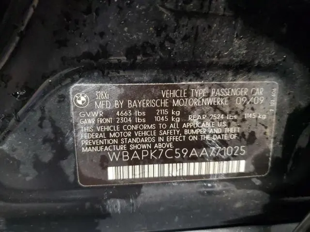 2010 BMW 328 XI  